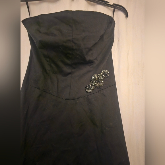 Charlotte Russe Black Strapless Dress with Embellishment - Picture 2 of 5
